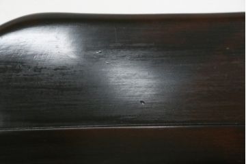 和製ビンテージ　松本民芸家具　#91型　落ち着きのある大人カフェ風インテリアが叶うキャプテンチェア2脚セット(アームチェア、板座チェア、ダイニングチェア、椅子、イス、ヴィンテージ)(定価約26万円)(R-074364)