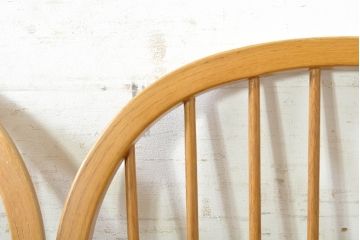 中古　柏木工(カシワ木工、KASHIWA)　木の温かみある風合いが魅力的なダイニングチェア2脚セット(板座チェア、イス、椅子、バラ売り可能)(R-074365)