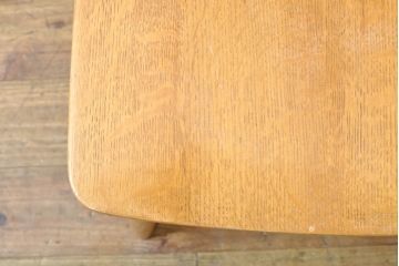 中古　柏木工(カシワ木工、KASHIWA)　木の温かみある風合いが魅力的なダイニングチェア2脚セット(板座チェア、イス、椅子、バラ売り可能)(R-074365)