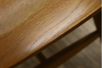 中古　柏木工(KASHIWA)　ナチュラルな木肌のウィンザーチェア4脚セット　(R-074366)