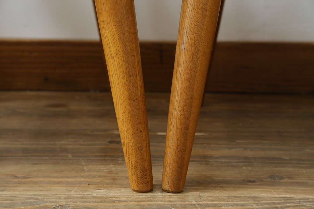 中古　柏木工(KASHIWA)　ナチュラルな木肌のウィンザーチェア4脚セット　(R-074366)