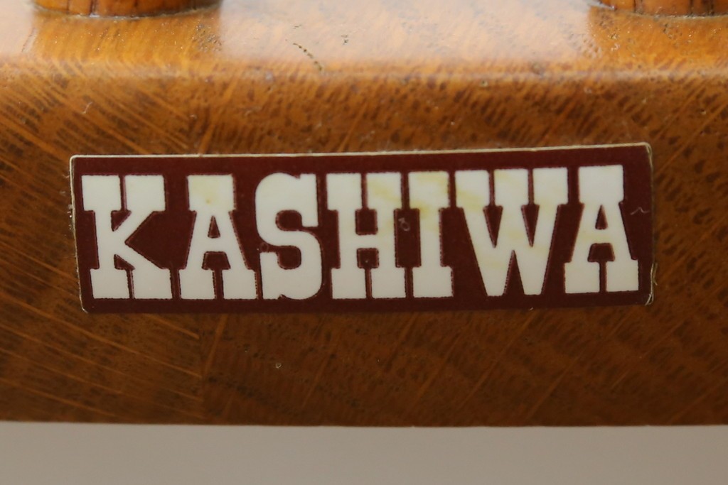 中古　柏木工(KASHIWA)　ナチュラルな木肌のウィンザーチェア4脚セット　(R-074366)