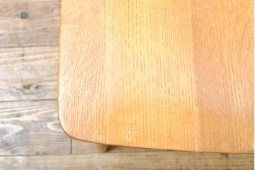 中古　柏木工(カシワ木工、KASHIWA)　木の温かみある風合いが魅力的なダイニングチェア4脚セット(板座チェア、イス、椅子、バラ売り可能)(R-074366)