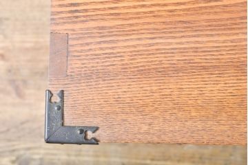 和製ビンテージ　美品　ニレ材　和の空間作りにおすすめの小箪笥(引き出し、卓上収納、和箪笥、整理箪笥、収納箪笥、戸棚、収納棚、ヴィンテージ)(R-074369)