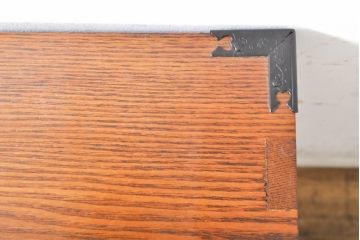 和製ビンテージ　美品　ニレ材　和の空間作りにおすすめの小箪笥(引き出し、卓上収納、和箪笥、整理箪笥、収納箪笥、戸棚、収納棚、ヴィンテージ)(R-074369)