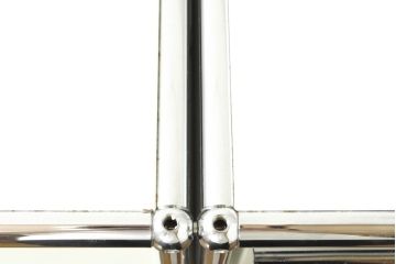 中古　美品　USMハラー(USM Haller)　美しくシンプルなデザインが目を引く鉄製ラックとサイドチェストのセット(サイドボード、サイドキャビネット、デスクワゴン、引き出し、オープンラック、飾り棚)(R-074373)