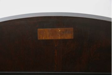 中古　松本民芸家具　#49型A　背もたれの美しいデザインが印象的なワイコムチェア2脚セット(板座チェア、ダイニングチェア、椅子、イス)(定価2脚で約22万円)(R-074375)