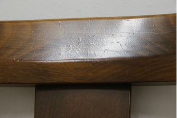 和製ビンテージ　飛騨家具　WINDS太平　木の温もりあふれるチェア(板座チェア、ダイニングチェア、ヴィンテージ)(R-074376)