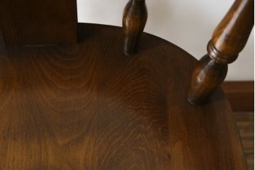 和製ビンテージ　飛騨家具　WINDS太平　木の温もりあふれるチェア(板座チェア、ダイニングチェア、ヴィンテージ)(R-074376)