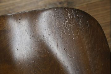 和製ビンテージ　飛騨家具　WINDS太平　木の温もりあふれるチェア(板座チェア、ダイニングチェア、ヴィンテージ)(R-074376)