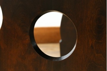 和製ヴィンテージ　松本民芸家具　和モダンスタイルにおすすめの#12型茶卓　(R-074377)