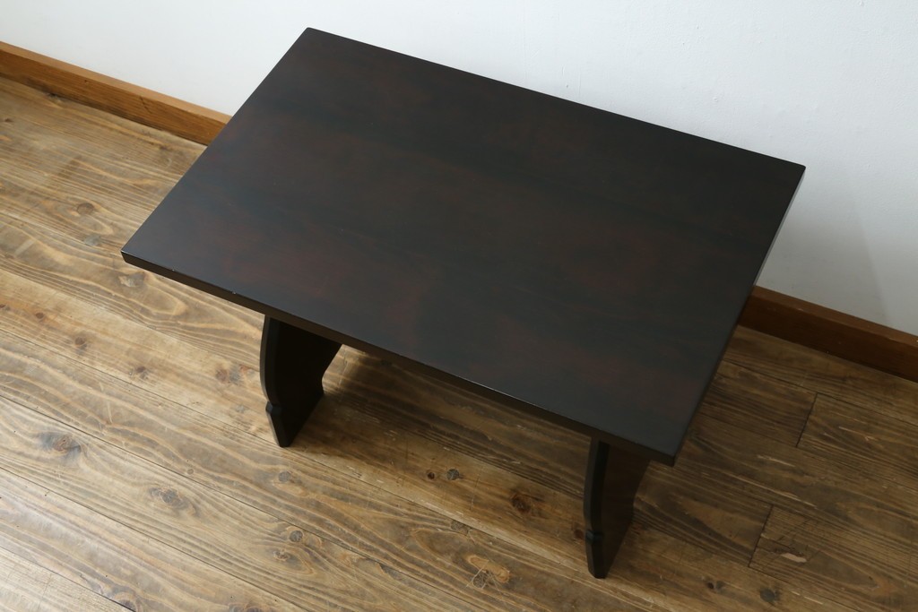 和製ヴィンテージ　松本民芸家具　和モダンスタイルにおすすめの#12型茶卓　(R-074377)