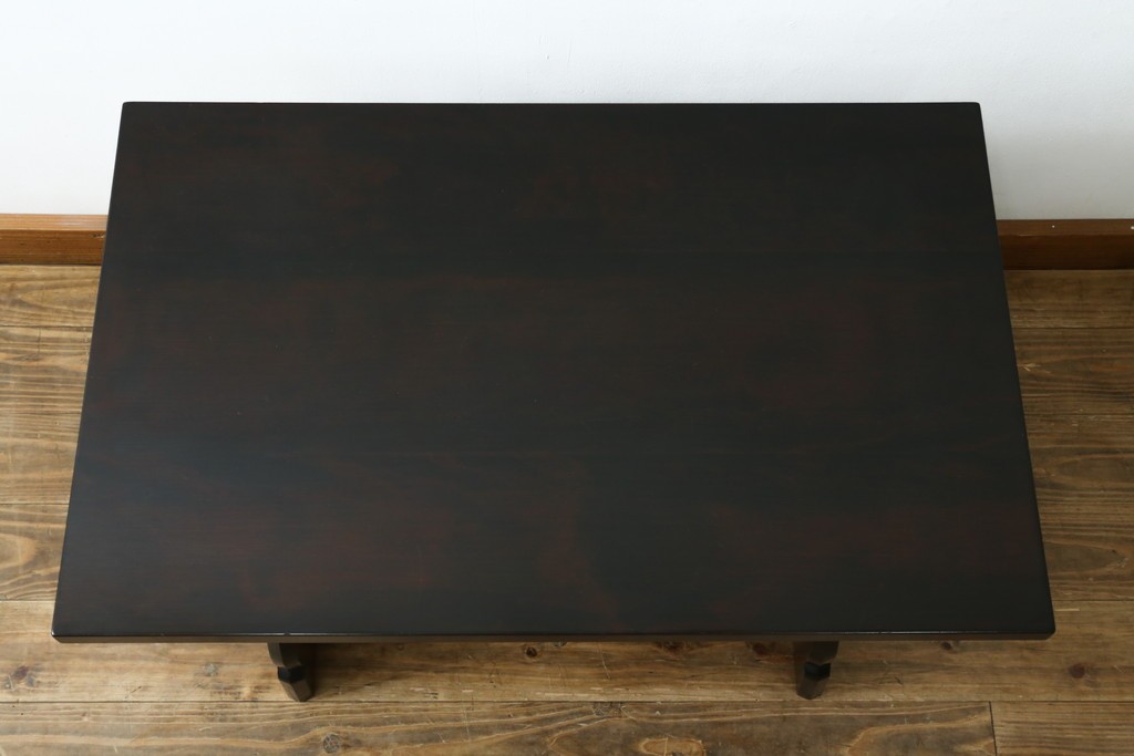 和製ヴィンテージ　松本民芸家具　和モダンスタイルにおすすめの#12型茶卓　(R-074377)