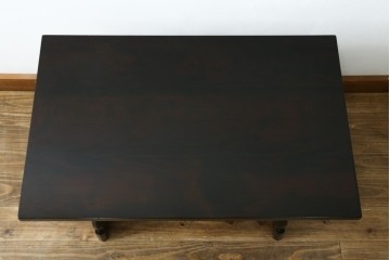 和製ヴィンテージ　松本民芸家具　和モダンスタイルにおすすめの#12型茶卓　(R-074377)