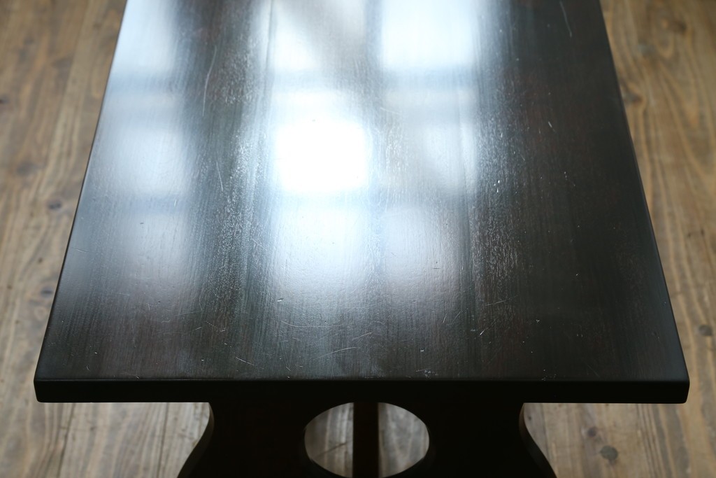 和製ヴィンテージ　松本民芸家具　和モダンスタイルにおすすめの#12型茶卓　(R-074377)