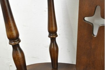 和製ビンテージ　飛騨家具　WINDS太平　木の温もりあふれるチェア4脚セット(ダイニングチェア、アームチェア、板座チェア、ヴィンテージ、バラ売り可能)(R-074379)