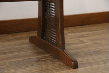中古　三越家具　カントリーハウス　ブルージュ　涼しげな脚のデザインが目を惹くバタフライダイニングテーブル(バタフライテーブル、エクステンションテーブル、食卓、2人掛け)(R-074380)