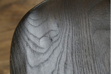 イギリスヴィンテージ　ERCOL(アーコール)　アザミの透かし彫りが上品な印象を与えるシスルバックチェア4脚セット　(R-074384)