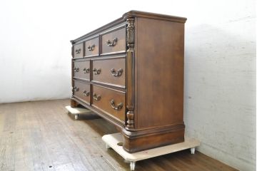 中古　美品　気品ある佇まいが魅力のチェスト(サイドボード、サイドチェスト、引き出し)(R-074392)