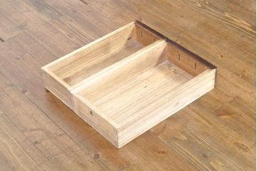 和製アンティーク　上手物!!　重厚!!　欅(ケヤキ)材　玉杢　黒柿材　独特な杢目が目を引く大振りサイズの江戸前長火鉢(囲炉裏、木製火鉢)(R-074394)