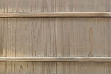 アンティーク建具　古い木味が素敵!レトロな雰囲気溢れる幅狭扉1枚(ガラス扉、木製扉、建具)(R-074396)
