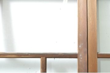 アンティーク建具　大正ロマンな雰囲気を盛り上げる幅狭ガラス戸4枚セット(引き戸、建具)(R-074398)