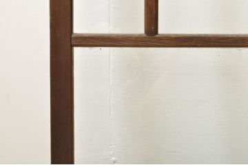 アンティーク建具　大正ロマンな雰囲気を盛り上げる幅狭ガラス戸4枚セット(引き戸、建具)(R-074398)
