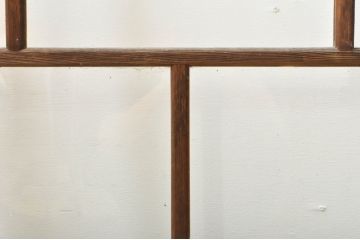 アンティーク建具　大正ロマンな雰囲気を盛り上げる幅狭ガラス戸4枚セット(引き戸、建具)(R-074398)