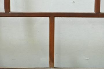 アンティーク建具　大正ロマンな雰囲気を盛り上げる幅狭ガラス戸4枚セット(引き戸、建具)(R-074398)