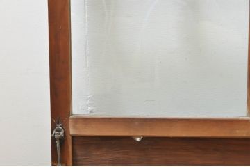 アンティーク建具　大正ロマンな雰囲気を盛り上げる幅狭ガラス戸4枚セット(引き戸、建具)(R-074398)