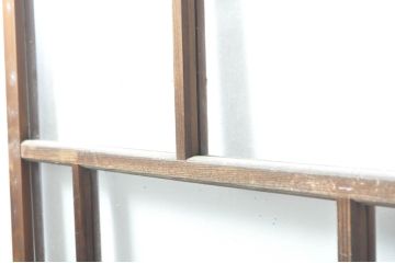 アンティーク建具　大正ロマンな雰囲気を盛り上げる幅狭ガラス戸4枚セット(引き戸、建具)(R-074399)