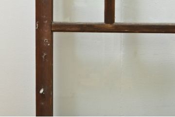 アンティーク建具　大正ロマンな雰囲気を盛り上げる幅狭ガラス戸4枚セット(引き戸、建具)(R-074399)