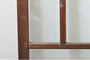 アンティーク建具　大正ロマンな雰囲気を盛り上げる幅狭ガラス戸4枚セット(引き戸、建具)(R-074399)