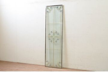 未使用品　万華鏡(まんげきょう)　デットストック品のステンドグラス(建具、ドア、窓、照明、衝い立て、衝立、つい立て)(定価約17万3千円)(R-074411)