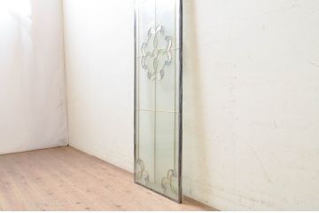 未使用品　万華鏡(まんげきょう)　デットストック品のステンドグラス(建具、ドア、窓、照明、衝い立て、衝立、つい立て)(定価約17万3千円)(R-074411)