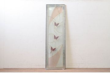 未使用品　舞蝶(まうちょう)　デットストック品のステンドグラス(建具、ドア、窓、照明、衝い立て、衝立、つい立て)(定価約17万3千円)(R-074413)