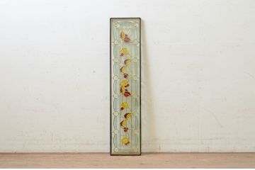 未使用品　木の実(きのみ)　デットストック品のステンドグラス(建具、ドア、窓、照明、衝い立て、衝立、つい立て)(定価約9万6千円)(R-074422)