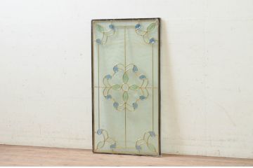 未使用品　万華鏡(まんげきょう)　デットストック品のステンドグラス(建具、ドア、窓、照明、衝い立て、衝立、つい立て)(定価約10万4千円)(R-074428)