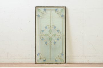未使用品　万華鏡(まんげきょう)　デットストック品のステンドグラス(建具、ドア、窓、照明、衝い立て、衝立、つい立て)(定価約10万4千円)(R-074428)