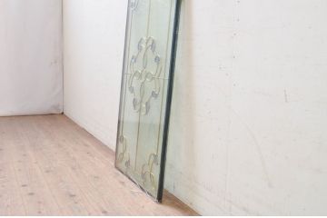 未使用品　万華鏡(まんげきょう)　デットストック品のステンドグラス(建具、ドア、窓、照明、衝い立て、衝立、つい立て)(定価約10万4千円)(R-074428)