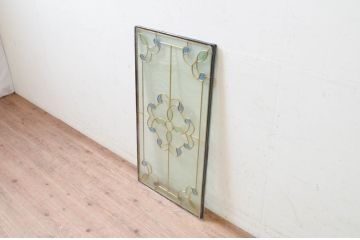 未使用品　万華鏡(まんげきょう)　デットストック品のステンドグラス(建具、ドア、窓、照明、衝い立て、衝立、つい立て)(定価約10万4千円)(R-074428)