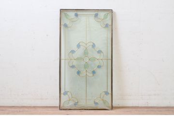 未使用品　万華鏡(まんげきょう)　デットストック品のステンドグラス(建具、ドア、窓、照明、衝い立て、衝立、つい立て)(定価約10万4千円)(R-074428)