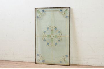 未使用品　万華鏡(まんげきょう)　デットストック品のステンドグラス(建具、ドア、窓、照明、衝い立て、衝立、つい立て)(定価約12万4千円)(R-074429)