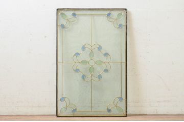 未使用品　万華鏡(まんげきょう)　デットストック品のステンドグラス(建具、ドア、窓、照明、衝い立て、衝立、つい立て)(定価約12万4千円)(R-074429)