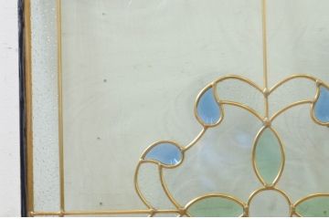 未使用品　万華鏡(まんげきょう)　デットストック品のステンドグラス(建具、ドア、窓、照明、衝い立て、衝立、つい立て)(定価約12万4千円)(R-074429)