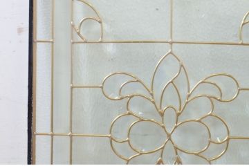 未使用品　花の滴(はなのしずく)　デットストック品のステンドグラス(建具、ドア、窓、照明、衝い立て、衝立、つい立て)(定価約9万6千円)(R-074431)