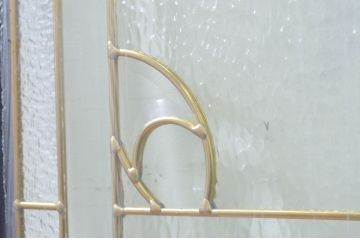未使用品　花の滴(はなのしずく)　デットストック品のステンドグラス(建具、ドア、窓、照明、衝い立て、衝立、つい立て)(定価約9万6千円)(R-074431)