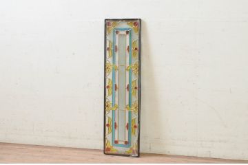 未使用品　楽園(らくえん)　デットストック品のステンドグラス(建具、ドア、窓、照明、衝い立て、衝立、つい立て)(定価約7万9千円)(R-074434)