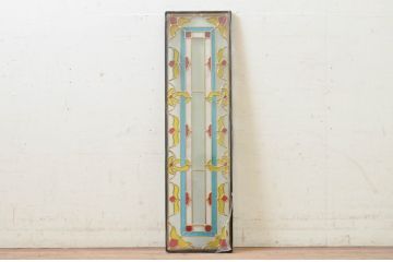 未使用品　楽園(らくえん)　デットストック品のステンドグラス(建具、ドア、窓、照明、衝い立て、衝立、つい立て)(定価約7万9千円)(R-074434)
