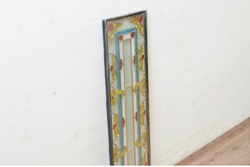 未使用品　楽園(らくえん)　デットストック品のステンドグラス(建具、ドア、窓、照明、衝い立て、衝立、つい立て)(定価約7万9千円)(R-074434)